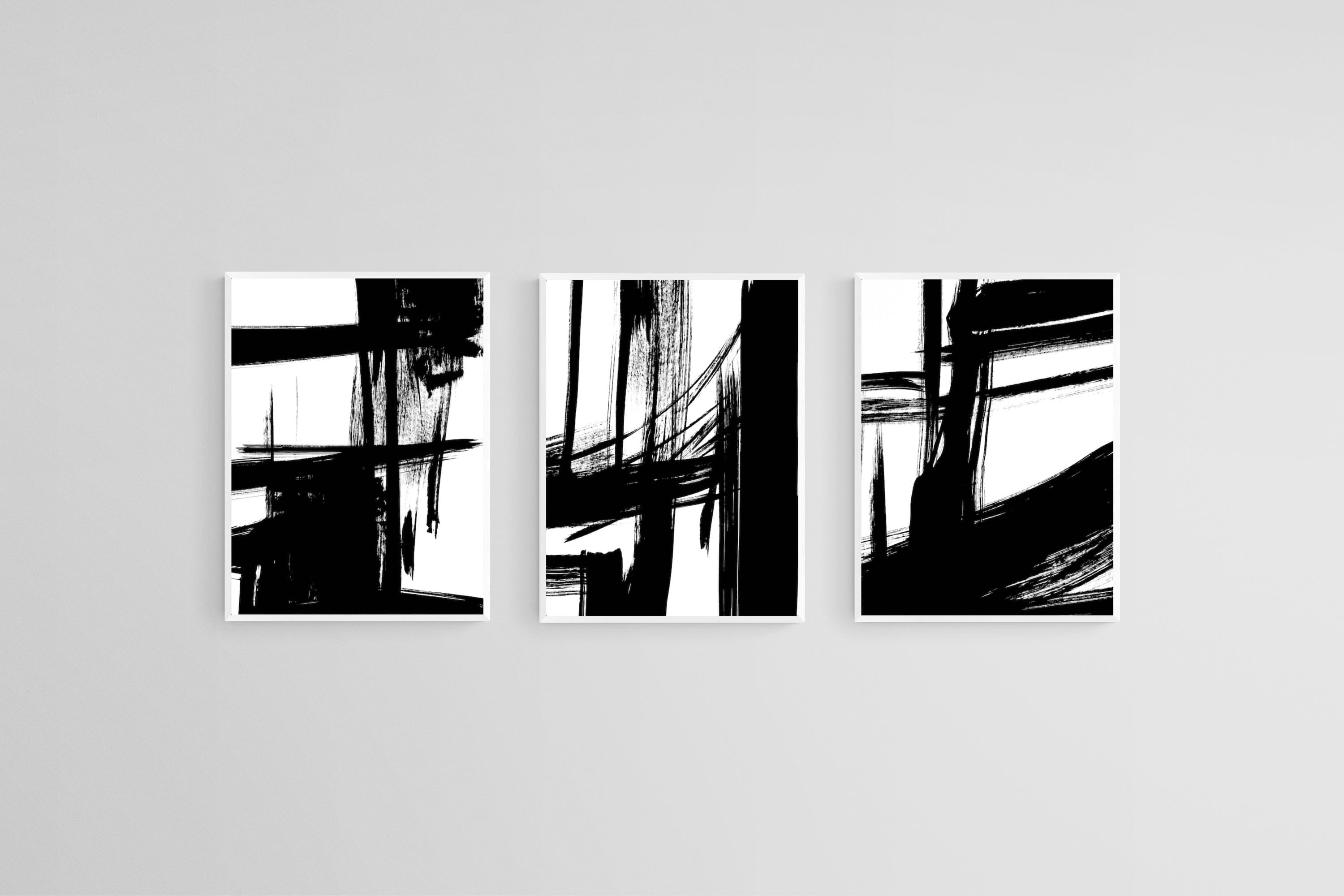 Hijinks Set-Wall_Art-45 x 60cm (x3)-Mounted Canvas-White-Pixalot