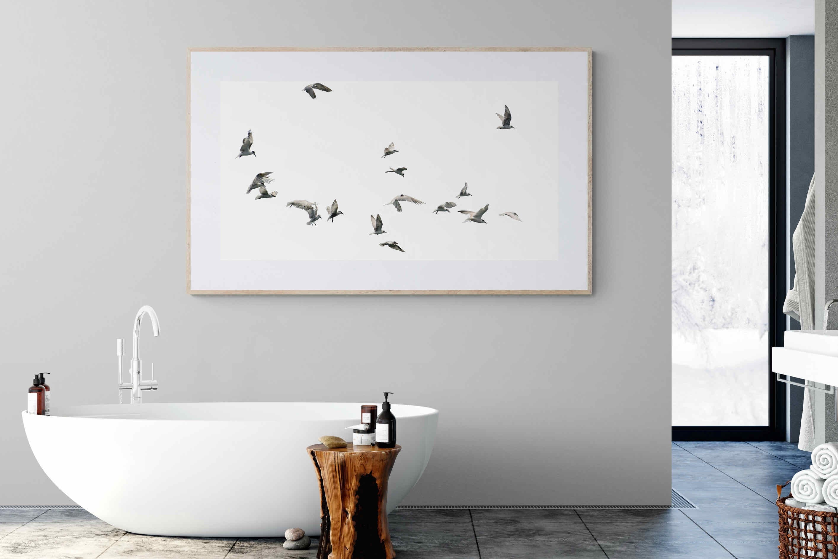 In Flight-Wall_Art-180 x 110cm-Framed Print-Wood-Pixalot