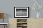 Mountain Elephants-Wall_Art-60 x 45cm-Framed Print-Black-Pixalot