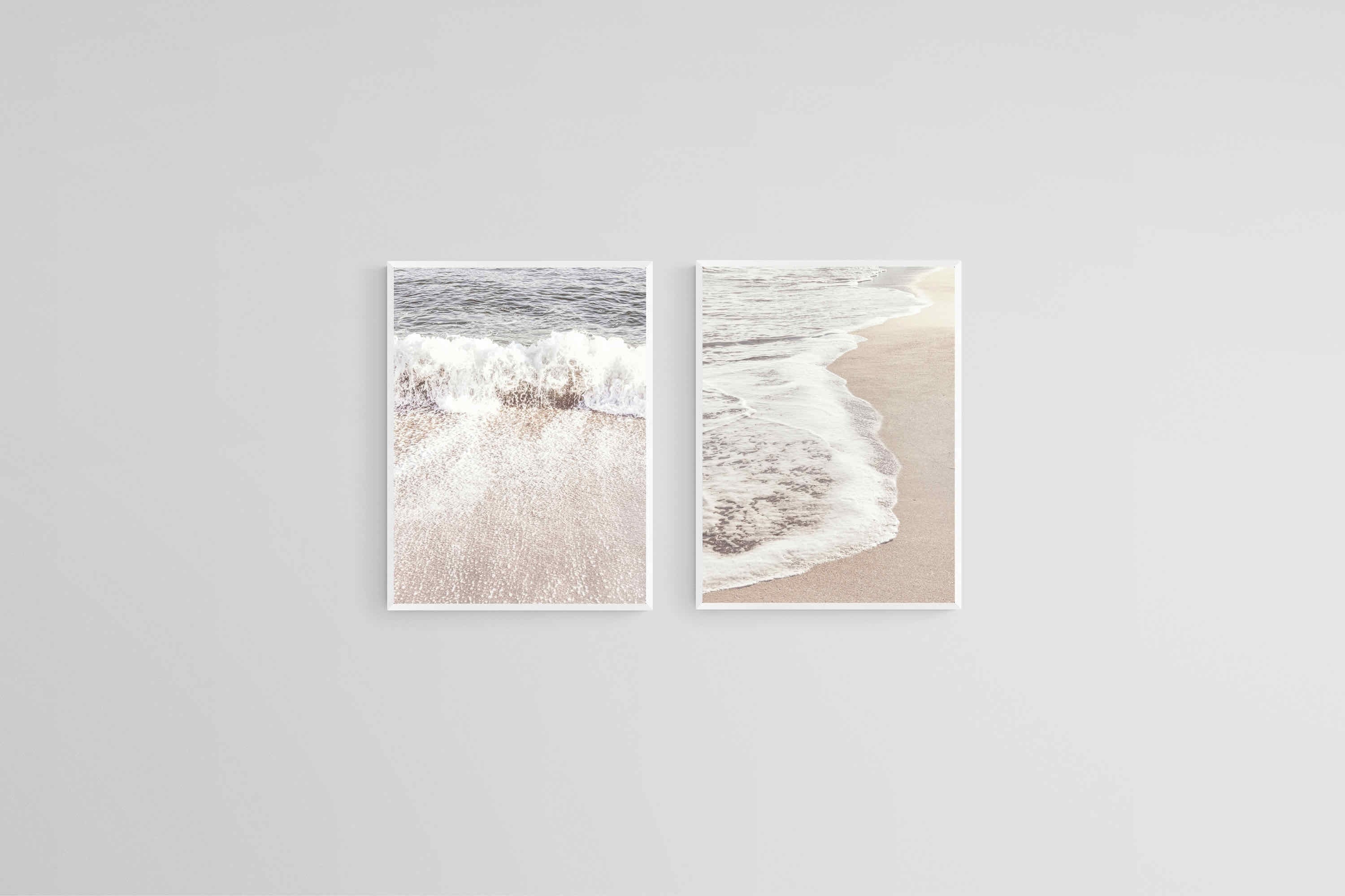 Rising Tide Set-Wall_Art-45 x 60cm (x2)-Mounted Canvas-White-Pixalot
