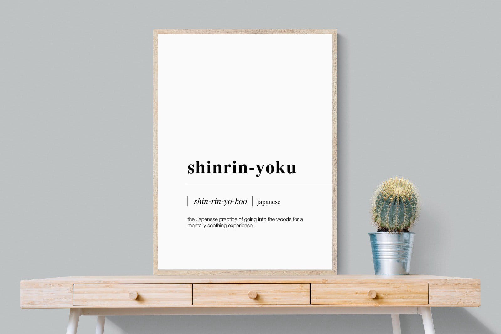 Shinrin-Yoku-Wall_Art-75 x 100cm-Mounted Canvas-Wood-Pixalot
