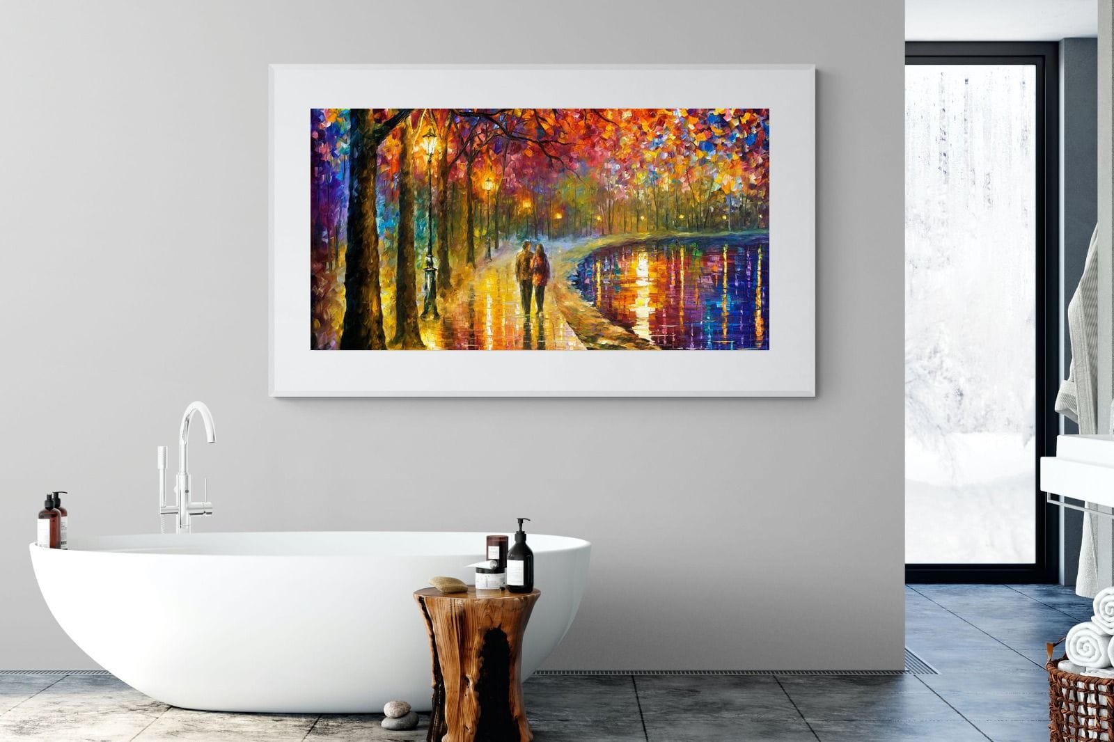 Spirits By The Lake-Wall_Art-180 x 110cm-Framed Print-White-Pixalot