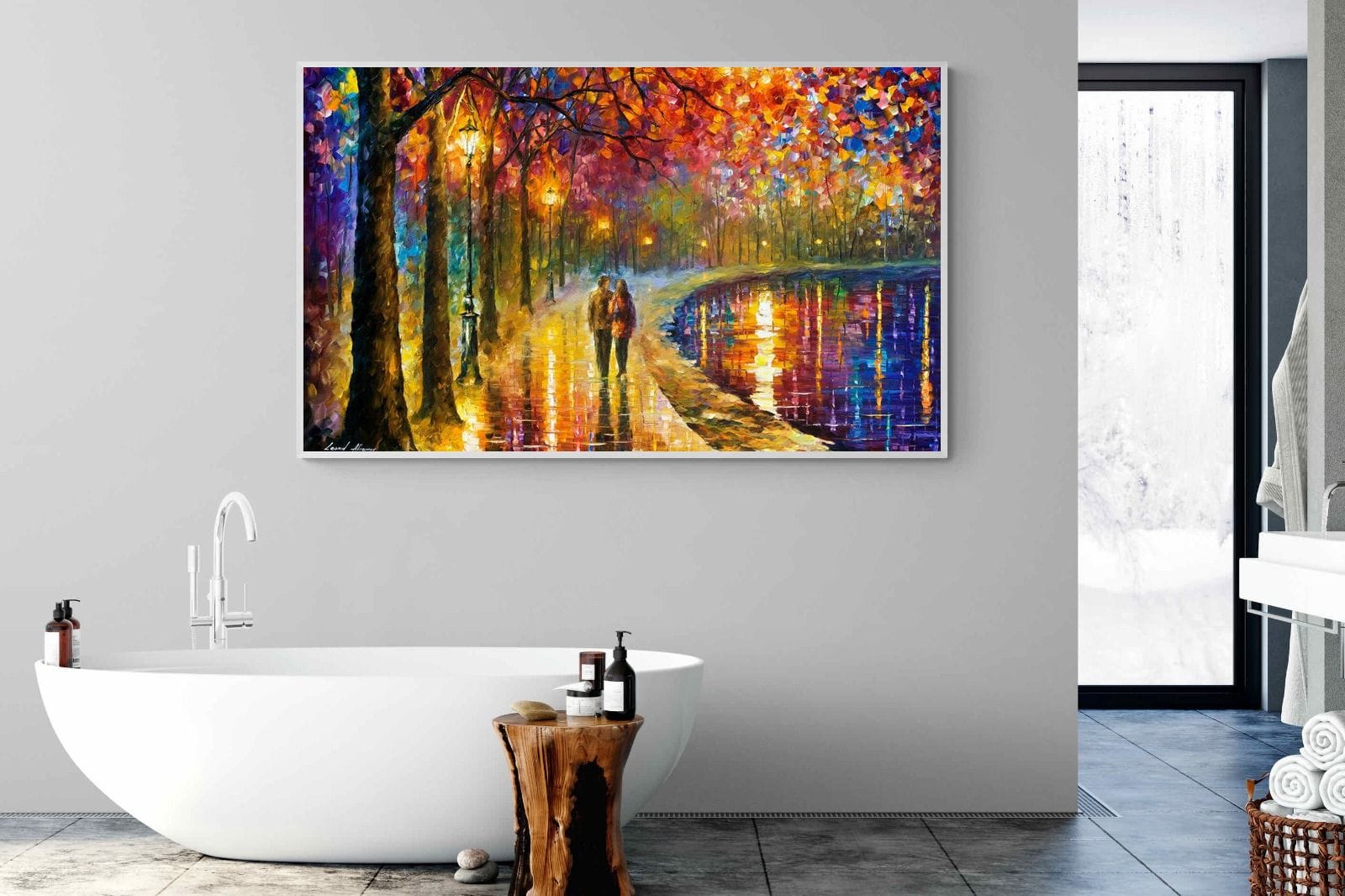 Spirits By The Lake-Wall_Art-180 x 110cm-Mounted Canvas-White-Pixalot