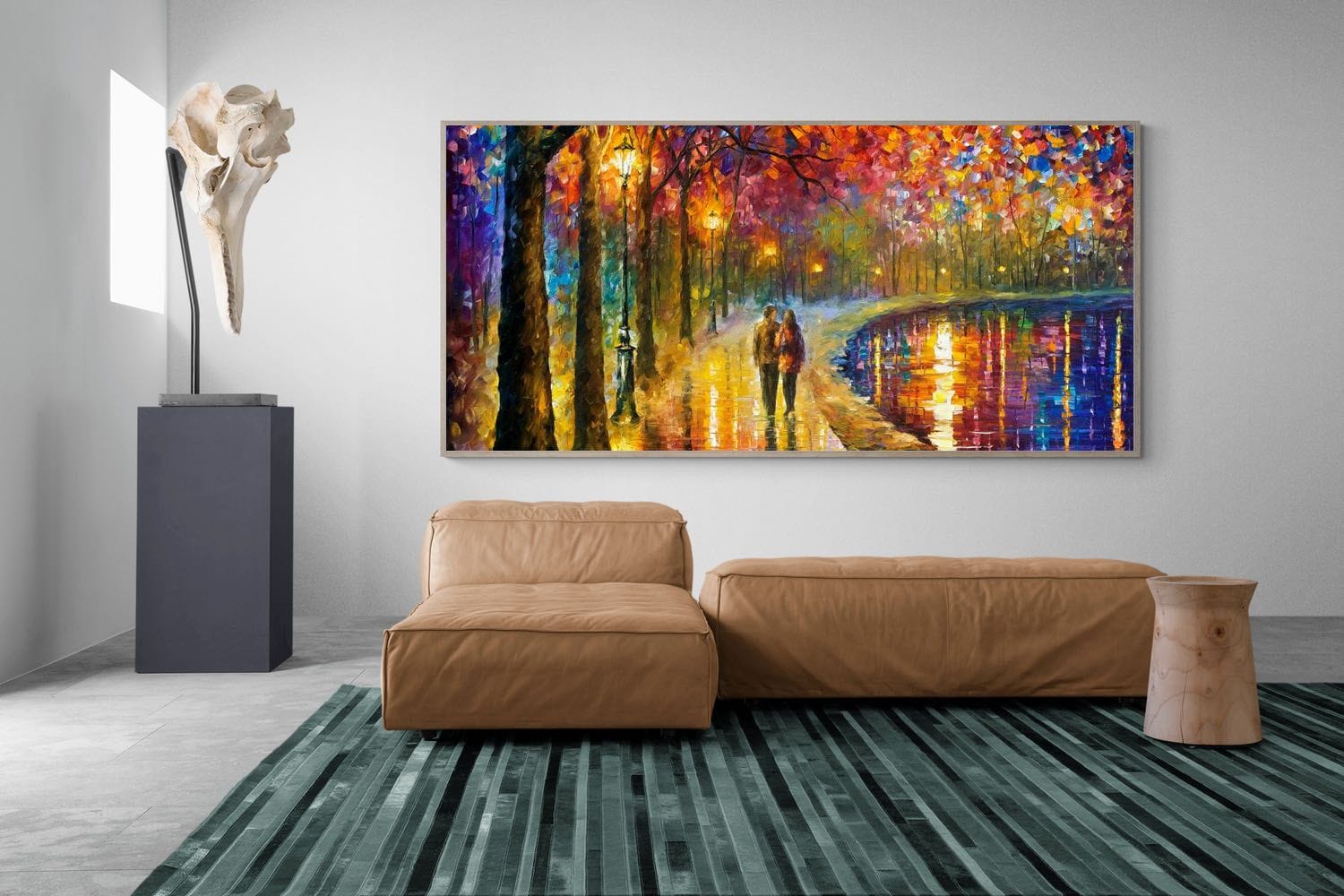 Spirits By The Lake-Wall_Art-275 x 130cm-Mounted Canvas-Wood-Pixalot