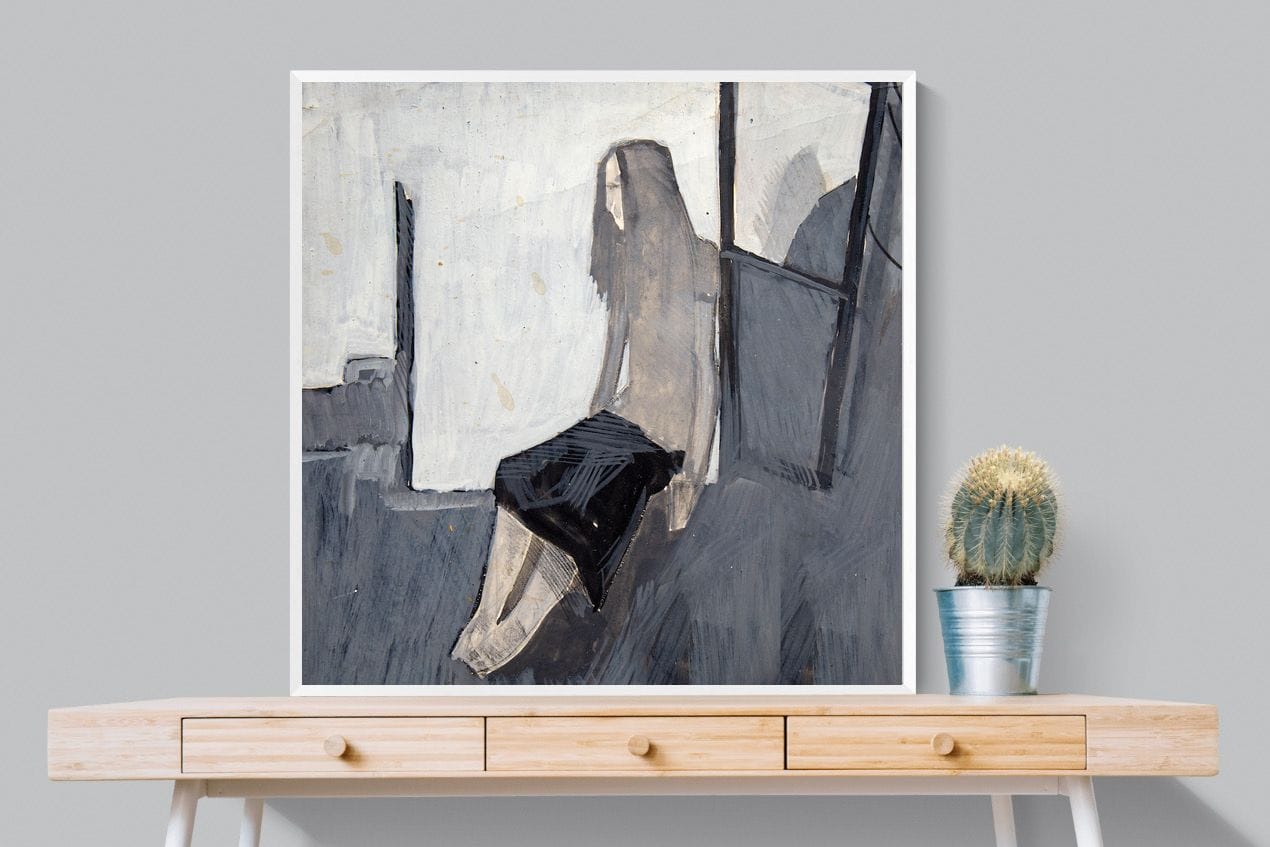 Thoughtful-Wall_Art-100 x 100cm-Mounted Canvas-White-Pixalot
