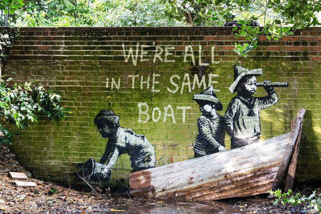 We're All In The Same Boat-Wall_Art-Pixalot