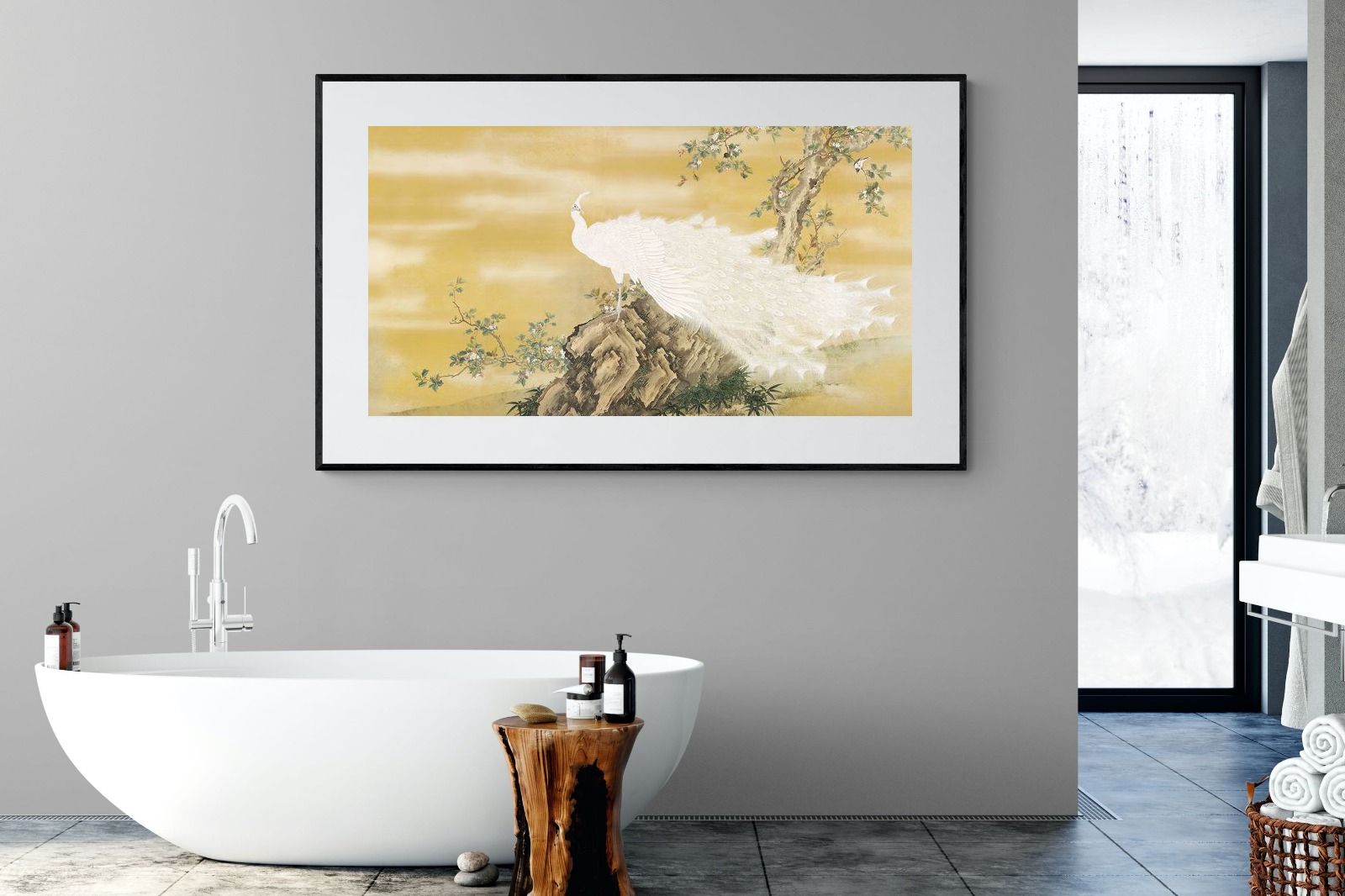 Pixalot White Peafowl
